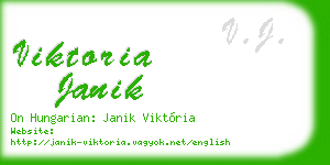 viktoria janik business card